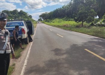 Personel Satuan Lalu Lintas (Sat Lantas) Polres Seruyan kembali turun ke jalan melaksanakan Patroli Kendaraan Roda Empat (R4) di sepanjang Jalan Jenderal Sudirman KM 62 hingga KM 144, wilayah hukum Polres Seruyan, Sabtu (13/6/2026) mulai pukul 10.00 WIB hingga selesai.