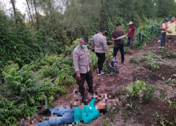 Polsek Sabangau Polresta Palangka Raya bergerak cepat menindaklanjuti laporan masyarakat terkait penemuan seorang pria dalam keadaan meninggal dunia di kawasan Kebun Buah Kalampangan, Kecamatan Sabangau, Kota Palangka Raya.