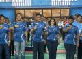 Polda Kalteng menggelar kejuaraan Bulutangkis, yang diikuti 43 tim terdiri dari para personel Polda dan Polres jajaran, di GOR Pratama, Kota Palangka Raya, Senin (15/6/2026) malam.