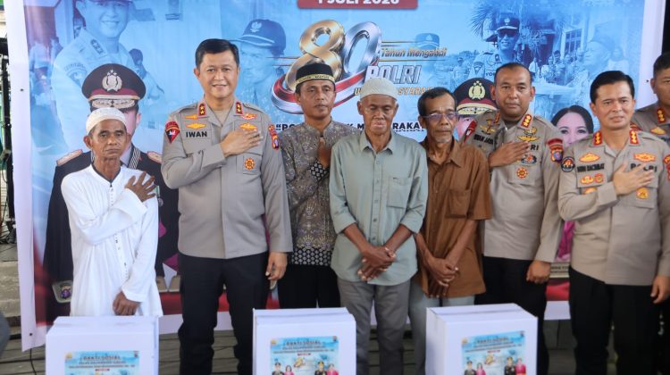 Kegiatan yang menjadi wujud nyata dalam memperingati Hari Bhayangkara ke-80 dengan tema 'Polri Untuk Masyarakat' ini dipimpin langsung oleh Kapolda Kalteng Irjen Pol Iwan Kurniawan, didampingi Ketua Bhayangkari Kalteng Ny. Maya Iwan, sejumlah pejabat utama dan pengurus Bhayangkari.