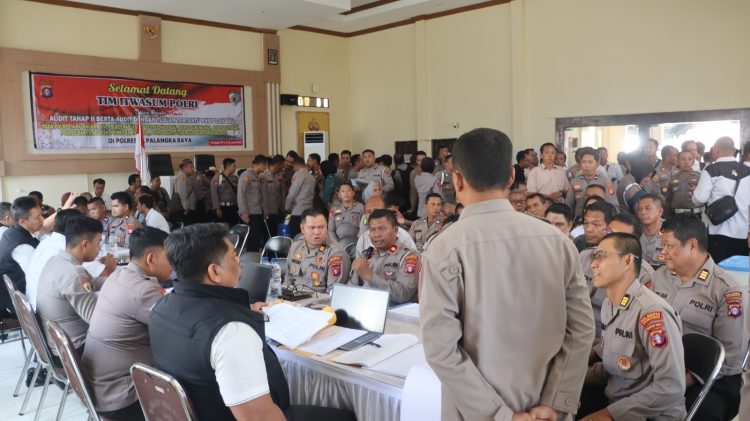 Polresta Palangka Raya mengikuti kegiatan Audit Kinerja Itwil II Itwasum Polri Tahap II Tahun Anggaran 2026 Aspek Pelaksanaan dan Pengendalian serta Audit dengan Tujuan Tertentu PNBP dan BLU pada Polda Kalimantan Tengah dan jajaran Polresta/Polres.