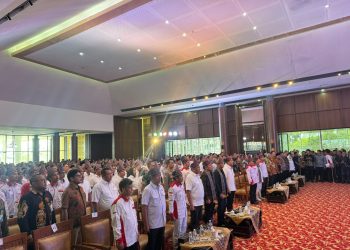 Polres Ogan Ilir melalui Polsek Indralaya melaksanakan pengamanan kegiatan Pengukuhan DPC ABPEDNAS se-Sumatera Selatan wilayah hukum Kejaksaan Negeri Kabupaten Ogan Ilir yang berlangsung di Gedung Pendopoan Bupati Ogan Ilir, Sabtu (27/6/2026).