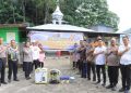 Polres Samosir menggelar kegiatan Bhakti Religi di Masjid Nurul Huda, Desa Turpuk Sihotang, Kecamatan Harian, Kabupaten Samosir, Rabu (17/6/2026).
