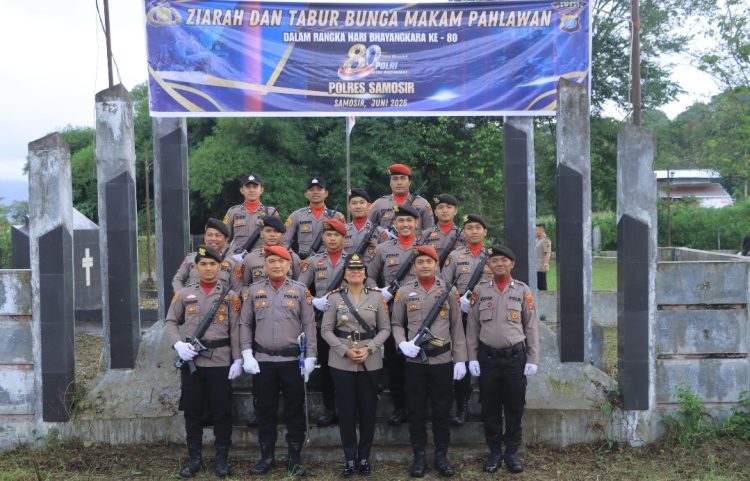 Pada hari Rabu, 24 Juni 2026, pukul 08.00 WIB di Taman Makam Pahlawan Sidamdam Desa Rianitae Kecamatan Pangururan dilaksanakan Upacara Ziarah dan Tabur Bunga dalam rangka Hari Bhayangkara Ke - 80 Tahun 2026.
