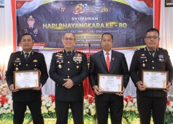 Polres Seruyan menggelar kegiatan Syukuran dalam rangka Hari Bhayangkara Ke-80 Tahun 2026 pada Rabu (1/7) pukul 10.00 WIB, bertempat di Aula Patriatama 95 Polres Seruyan.
