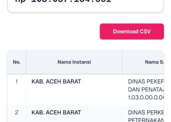 Transparansi Tender Indonesia (TTI) menemukan indikasi dominasi sejumlah penyedia dalam data realisasi pengadaan pemerintah yang dianalisis dari 505 paket pekerjaan.
