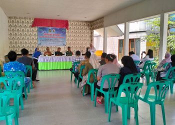 Pelaksanaan Rapat Rumah Desa Sehat (RDS) yang digelar di Ruang Harungguan Kantor Pangulu Nagori Buntu Turunan, Kecamatan Hatonduhan, Kabupaten Simalungun, Senin (6/7/2026).