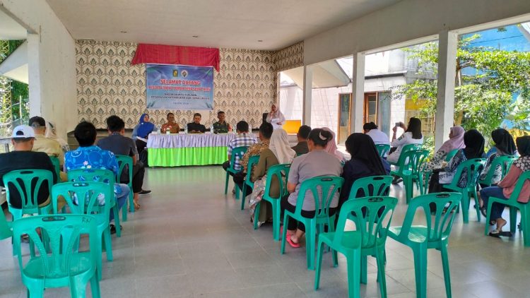 Pelaksanaan Rapat Rumah Desa Sehat (RDS) yang digelar di Ruang Harungguan Kantor Pangulu Nagori Buntu Turunan, Kecamatan Hatonduhan, Kabupaten Simalungun, Senin (6/7/2026).