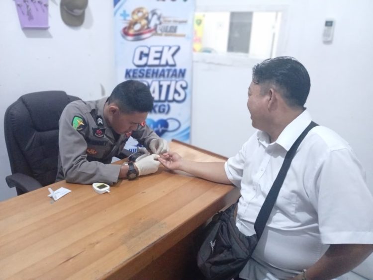 Seksi Kedokteran dan Kesehatan (Sidokkes) Polresta Palangka Raya melaksanakan Cek Kesehatan Gratis (CKG) bagi personel di Klinik Pratama Polresta Palangka Raya sebagai upaya menjaga kondisi kesehatan dan kesiapan pelaksanaan tugas.