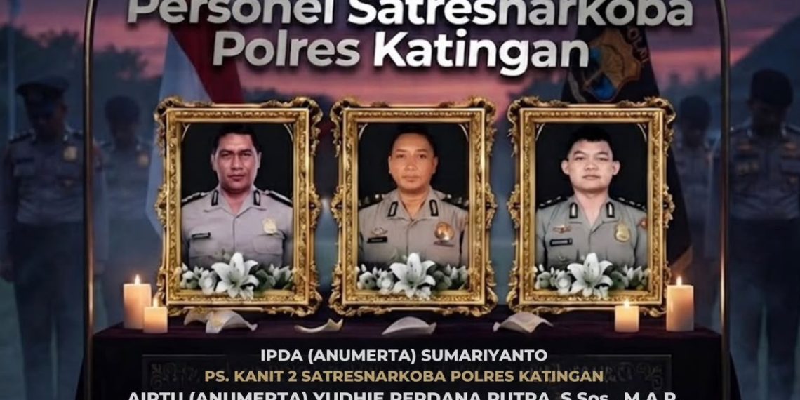 Ipda Anumerta Yudhie, Aipda Anumerta Sumariyanto, Briptu Anumerta Nopandri Ramadhana