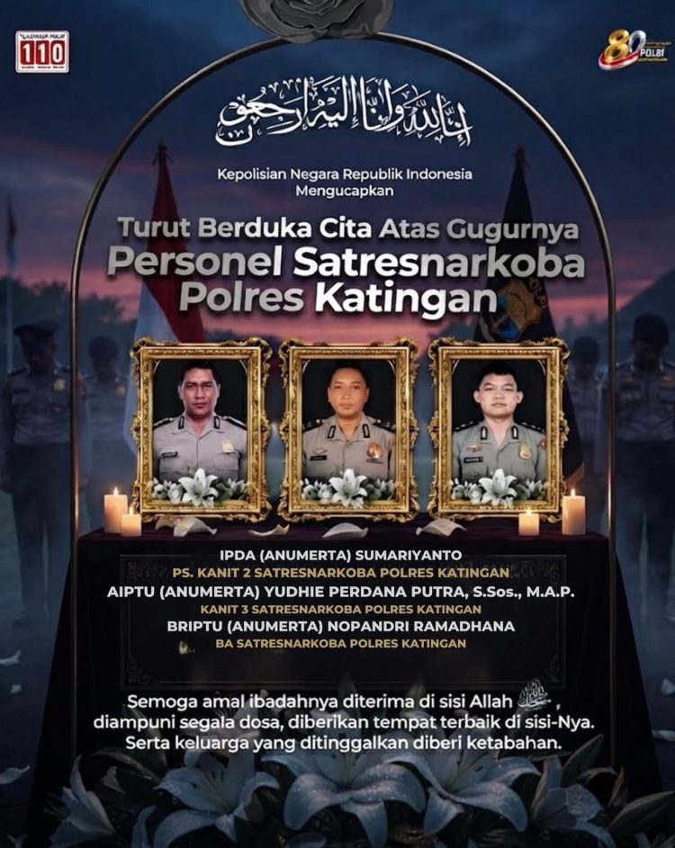 Ipda Anumerta Yudhie, Aipda Anumerta Sumariyanto, Briptu Anumerta Nopandri Ramadhana