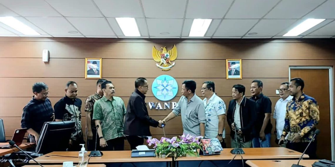 Dewan Pimpinan Pusat Sekber Wartawan Indonesia (DPP SWI) kembali melakukan audiensi dengan Dewan Pers (DP), di ruang Rapat lantai 7 Gedung DP, jalan Kebon Sirih, Jakarta Pusat, Selasa (7/7/2026)