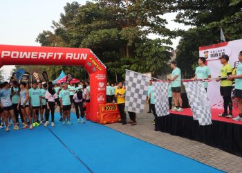 Polres Ogan Ilir menggelar Bhayangkara Ogan Ilir Fun Run Menuju Indonesia Bugar di Kawasan Perkantoran Terpadu (KPT) Tanjung Senai, Kabupaten Ogan Ilir, Sabtu (11/7/2026).