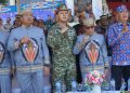 Dandim 1016/Palangka Raya Kolonel Inf Kurniawan Agung Sancoyo, S.E.,M.Han menghadiri upacara memperingati Hari Jadi Ke - 61 Pemerintah Kota Palangka Raya dan Hari Jadi Ke - 69