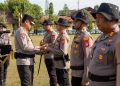 Kegiatan tersebut, dipimpin langsung oleh Kapolda Kalteng Irjen Pol Iwan Kurniawan, S.I.K., M.Si. didampingi Wakapolda Brigjen Pol Drs. Yosi Muhamartha, para pejabat utama dan diikuti seluruh personel Polda Kalteng.
