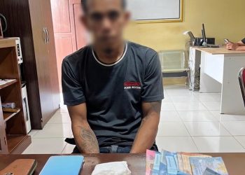 Unit Reskrim Polsek Telawang Polres Kotim telah mengamankan pria berinisial YF, membawa, memiliki dan menyimpan 3 klip, paket sabu berat kotor 0,57 (Nol koma lima Tujuh ) gram, TKP (Tempat Kejadian Perkara di JL Jenderal Sudirman km 50 Ds Penyang Rt 07 Kec Telawang Kab. Kotim. Selasa 21 Juli 2026.
