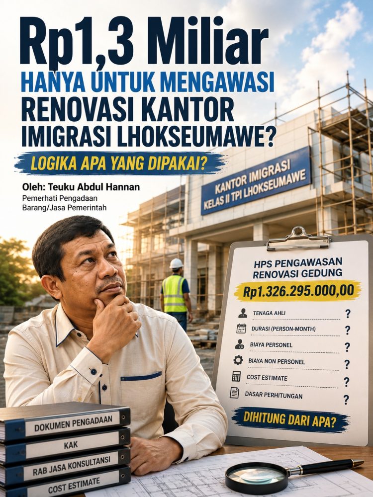 Teuku Abdul Hannan (Pemerhati Pengadaan Barang/Jasa Pemerintah)