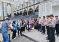 Satpamobvit Polresta Palangka Raya bersama Direktorat Pamobvit Polda Kalteng melaksanakan risk assessment terhadap lokasi Tablig Akbar dalam rangka memperingati Hari Jadi ke-61 Pemerintah Kota Palangka Raya dan HUT ke-81 Kemerdekaan Republik Indonesia Tahun 2026.