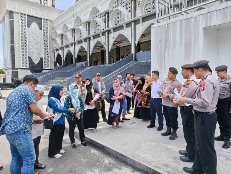 Satpamobvit Polresta Palangka Raya bersama Direktorat Pamobvit Polda Kalteng melaksanakan risk assessment terhadap lokasi Tablig Akbar dalam rangka memperingati Hari Jadi ke-61 Pemerintah Kota Palangka Raya dan HUT ke-81 Kemerdekaan Republik Indonesia Tahun 2026.