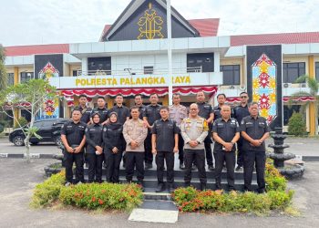 Polresta Palangka Raya menerima kedatangan Divisi Teknologi Informasi dan Komunikasi (TIK) Polri yang dipimpin oleh Kombes Pol. Sigit Waluya, S.I.K., S.H., M.H. didampingi Kabid TIK Polda Kalteng, Kombes Pol. Gugun Hardi Gunawan, S.I.K., M.Si., M.H.