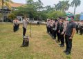 Kepolisian Resor Kota (Polresta) Palangka Raya, Polda Kalteng menggelar apel kesiapan guna mengawali tugas pengamanan (pam) terhadap aksi damai lanjutan yang akan dilakukan oleh Aliansi Gerakan Palangka Raya Gelap.