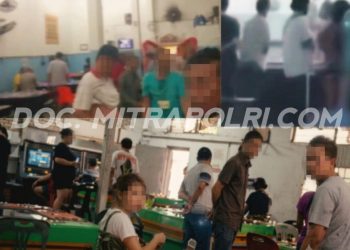 Keberadaan sebuah lokasi yang diduga menjadi tempat praktik perjudian dan peredaran gelap narkoba di kawasan Gang Rukam, Brahrang, Kecamatan Binjai Barat, Kota Binjai. (Foto. Dok/Mitrapolri.com)