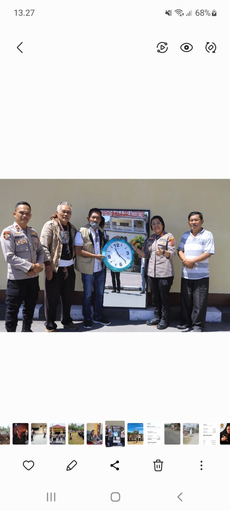 Pertemuan hangat berlangsung antara Tim Trisula Integritas dengan Kapolres Samosir Rina Sry Nirwana Tarigan di Mapolres Samosir, Kamis (30/7/25).