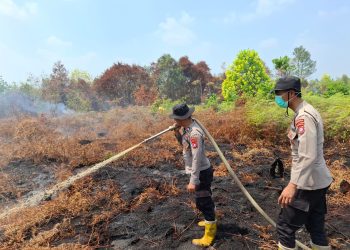 Satgas Aman Nusa terus melakukan pembasahan lahan yang terbakar sebagai upaya mencegah meluasnya kebakaran hutan dan lahan (karhutla) di wilayah Kalimantan Tengah, kata Kapolda Kalimantan Tengah Irjen Pol Iwan Kurniawan melalui Kabid Humas Kombes Pol Budi Rachmat.