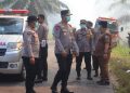 Kapolda Kalimantan Tengah Irjen Pol Iwan Kurniawan meninjau langsung penanganan kebakaran hutan dan lahan (karhutla) di wilayah Sampit, Kabupaten Kotawaringin Timur, sekaligus memantau kondisi dari udara untuk memastikan langkah penanganan berjalan efektif.