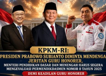 Kongres Pemberantasan Korupsi Manipulatif Rakyat Indonesia (KPKM-RI) menyampaikan pernyataan sikap terkait implementasi Peraturan Menteri Pendidikan Dasar dan Menengah Nomor 8 Tahun 2025 tentang Petunjuk Teknis Pengelolaan Dana Bantuan Operasional Satuan Pendidikan (BOSP).