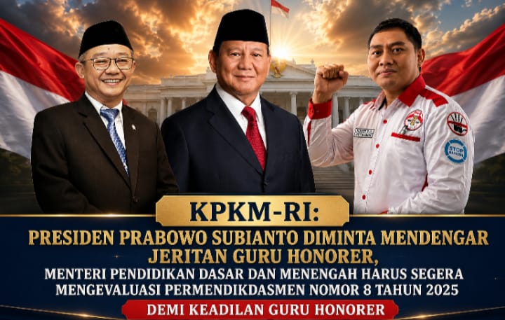 Kongres Pemberantasan Korupsi Manipulatif Rakyat Indonesia (KPKM-RI) menyampaikan pernyataan sikap terkait implementasi Peraturan Menteri Pendidikan Dasar dan Menengah Nomor 8 Tahun 2025 tentang Petunjuk Teknis Pengelolaan Dana Bantuan Operasional Satuan Pendidikan (BOSP).