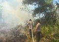 Satuan Samapta Polres Kotawaringin Timur melaksanakan patroli siang hari di wilayah Kota Sampit, saat berpatroli, personel Sat Samapta menerima laporan kejadian kebakaran lahan melalui Grup WhatsApp BPBD. Titik kebakaran berada di Jl. Tjilik Riwut Km. 7, Kelurahan Baamang Hulu, Kecamatan Baamang, Kab. Kotawaringin Timur.  