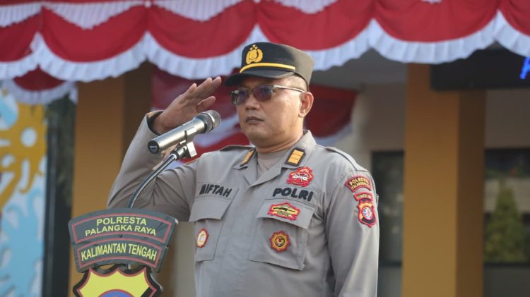 Kepala Bagian Logistik (Kabaglog) Kepolisian Resor Kota (Polresta) Palangka Raya, Polda Kalteng, AKP Miftah Khoiri Muti, S.Sos.