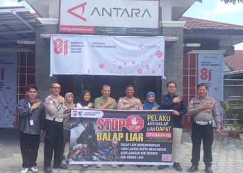 dialog interaktif yang dilakukan oleh Kasatlantas, Kompol Hermanto, S.H. bersama ANTARA News Biro Kalteng yang berkantor di kawasan Jalan RTA Milono, Kota Palangka Raya, Kalimantan Tengah, Kamis (6/8/2026) pagi.