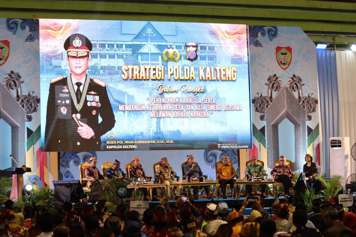 Kapolda dalam kegiatan yang digelar di GOR Indoor Serbaguna, Jalan Tjilik Riwut Km 5, Palangka Raya, Kamis (6/8/2026) malam. 