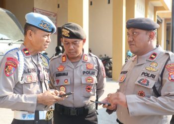 pelaksanan Apel Satuan Fungsi (Satfung) di Mapolresta Palangka Raya, Jalan Tjilik Riwut Km. 3,5, Kota Palangka Raya, Kalimantan Tengah, Rabu (12/8/2026) pagi.