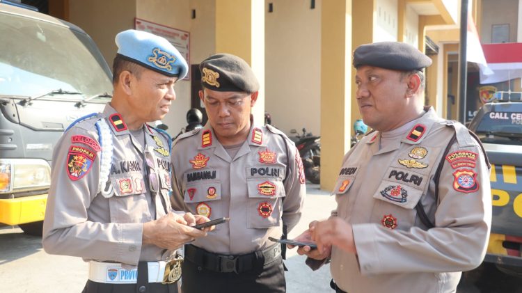 pelaksanan Apel Satuan Fungsi (Satfung) di Mapolresta Palangka Raya, Jalan Tjilik Riwut Km. 3,5, Kota Palangka Raya, Kalimantan Tengah, Rabu (12/8/2026) pagi.