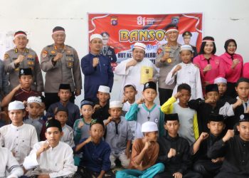 Polda Kalimantan Tengah menggelar anjangsana ke Panti Asuhan yang berada di Kota Palangka Raya, Jumat (14/8/2026).
