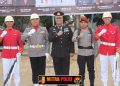 Kasi Humas Polres Ogan Ilir IPTU Mansyur,A.Md.Kep., S.H. dipercaya menjadi Komandan Upacara Penurunan Bendera Merah Putih dalam rangka peringatan HUT Kemerdekaan RI ke-81.