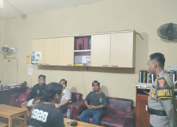 Pamapta I SPKT Polresta Palangka Raya bersama piket Patmor dan piket fungsi merespons laporan masyarakat melalui layanan Call Center Polri 110 terkait dugaan penipuan atau penggelapan di Jalan Kecipir, Kelurahan Panarung, Kecamatan Pahandut.