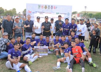 Kapolres Seruyan AKBP Beddy Suwendi, S.H., S.I.K. menghadiri kegiatan penutupan sekaligus final Open Turnamen Sepak Bola Piala Bupati Seruyan Tahun 2026 yang digelar di Stadion Mini Gagah Lurus Kuala Pembuang, Rabu (19/08/2026) sekitar pukul 14.00 WIB.
