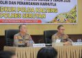 Kegiatan penyuluhan hukum dilaksanakan pada Kamis (20/08/2026) mulai pukul 10.30 WIB hingga selesai, bertempat di Aula Patriatama 95 Polres Seruyan. Materi yang disampaikan meliputi implementasi KUHAP baru serta antisipasi kerawanan praperadilan, Undang-Undang Nomor 5 Tahun 2026 tentang Polri, serta penanganan Karhutla.