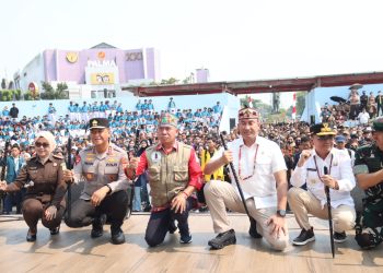 Kapolda Kalimantan Tengah (Kalteng) Irjen Pol Iwan Kurniawan menyatakan dukungan penuh terhadap deklarasi anti narkoba yang digelar di Bundaran Telawang, Kota Palangka Raya, Kamis (20/8/2026). 