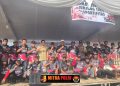 Kapolsek Tanjung Raja AKP Sondi Fraguna bersama Kepala Seksi Intelijen Kejaksaan Negeri (Kejari) Ogan Ilir Yupran Susanto menghadiri perlombaan Perahu Bidar Tradisional Piala Gubernur Sumatera Selatan di Sungai Ogan, Desa Talang Balai Baru II, Kecamatan Tanjung Raja, Kabupaten Ogan Ilir, Sabtu (22/8/2026).