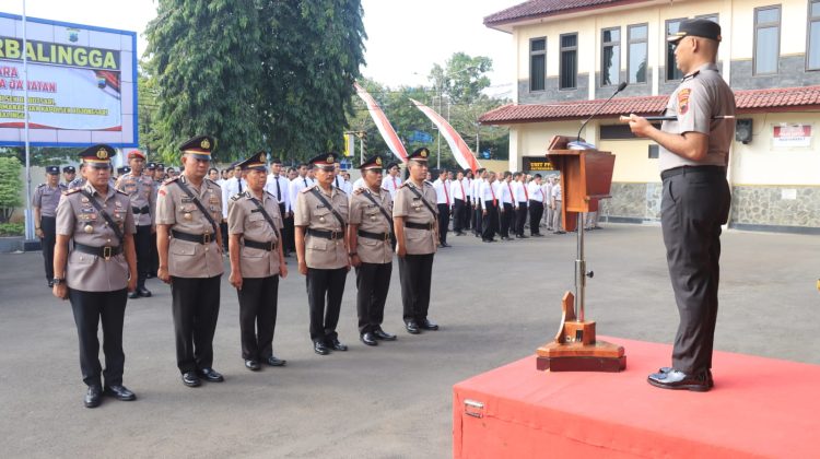Dalam sertijab tersebut, jabatan Kasat Samapta resmi diserahterimakan dari AKP Tri Haryanto kepada AKP Sarno Ujianto yang sebelumnya menjabat sebagai Kapolsek Bobotsari. Jabatan Kapolsek Bobotsari kini diemban AKP Tri Haryanto.  