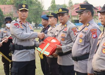 jajaran menerima dukungan dua hal penting, yakni personel Bantuan Kendali Operasi (BKO) Satgas Edukasi Karhutla dari Lembaga Pendidikan dan Pelatihan (Lemdiklat) Polri serta bantuan sarana dan prasarana penanganan Karhutla dari Kapolri. Jumat (28/8/2026)