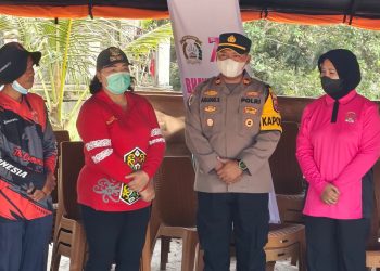Kegiatan tersebut dilaksanakan di Posko BPBD Kota Palangka Raya, halaman Kelurahan Kameloh Baru, Jalan Mahir Mahar Km 23, Kelurahan Kameloh Baru, Kecamatan Sabangau.