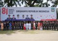 Komandan Korem (Danrem) 022/Pantai Timur Kolonel Inf Sandi Kamidianto, S.I.P., M.I.P., turut serta menghadiri Upacara Peringatan HUT ke-81 Kemerdekaan Republik Indonesia tingkat di Kota Pematangsiantar,
