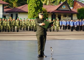 Upacara berlangsung khidmat yang dilaksanakan bertempat di Lapangan Jenderal Besar Sudirman Jalan Asahan KM 3,5, Kecamatan Siantar Kabupaten Simalungun, Senin (17/08/2026).