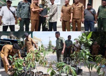 Penyaluran bibit mangga dan durian tersebut diserahkan secara simbolis oleh Kepala UPTD KPH Wilayah I Aceh, Kamaruzzaman, S.Hut., M.P., kepada masyarakat Banda Aceh dan Aceh Besar di halaman Kantor UPTD KPH Wilayah I Aceh, Gampong Lampoh Daya, Kecamatan Jaya Baru, Kota Banda Aceh.